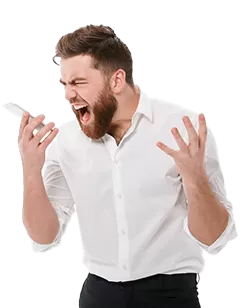 Frustrated candidate
